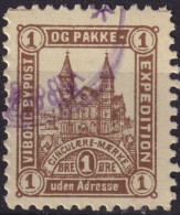 DANEMARK / DENMARK - 1888 - VIBORG K.Mathiassen Local Post 1 øre Brown - VF Used -a - Local Post Stamps