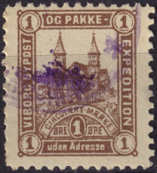 DANEMARK / DENMARK - 1888 - VIBORG K.Mathiassen Local Post 1 øre Brown - VF Used -g - Lokale Uitgaven