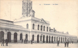 BELGIQUE - TIRIEMONT - La Gare - Carte Postale Ancienne - Otros & Sin Clasificación