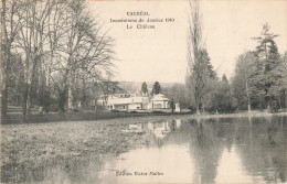 95 Vaureal Le Chateau Inondations De Janvier 1910 CPA - Vauréal