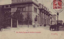 CPA BRUXELLES Musées Royaux De Peinture Et Sculpture 1909 - Musea