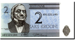 Estonia, 2 Krooni, 1992 BANKNOTE UNC - Estland