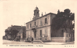 PORT SAINT-LOUIS DU RHÔNE-13-Bouches-du-Rhône-La Mairie Avec Voiture-Automobile-Auto- Edition  P.D.L.P - Saint-Louis-du-Rhône