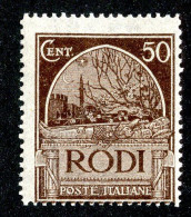 454 Wx Rodi 1929 Scott #20 Mnh** ++Lower Bids 20% Off++ - Egée (Rodi)