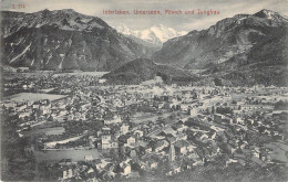 SUISSE - Interlaken Unterseen Monch Und Jungfrau - Carte Postale Ancienne - Interlaken