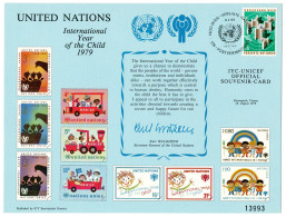 1979 United Nations Vienna - International Year Of The Child - Official Souvenir Card - BX2152 - Lettres & Documents