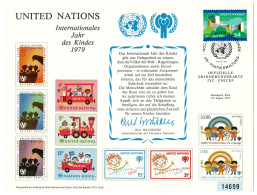 1979 United Nations Vienna - International Year Of The Child - Official Souvenir Card - BX2153 - Lettres & Documents