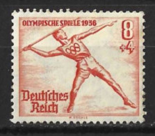 GERMANY......THIRD REICH........" 1936...".....JAVELIN.......OLYMPICS.......SG609..........MNH.. - Zomer 1936: Berlijn