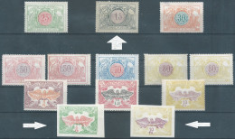 Belgium - Belgique,Belgio,1880-1914 CHEMINS DE FER,Railways & Parcel Post,SPOORWEGEN,Mint,Perf & Imperf - Neufs