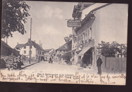 SAINT GINGOLPH  - Rue à St_Gingolph Lac Léman - Café  De La Poste  1905 Précurseur  (Avril 2023 47) - Saint-Gingolph