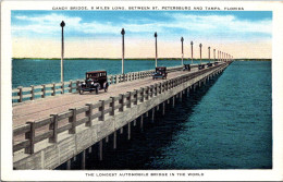 Florida The Gandy Bridge 6 Miles Long Between St Petersburg And Tampa - Tampa