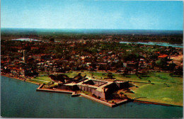 Florida St Augustine Aerial View Of Castillo De San Marcos - St Augustine