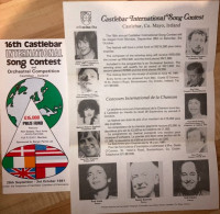 Castlebar International Song Contest 1981 Brochure - Programmes