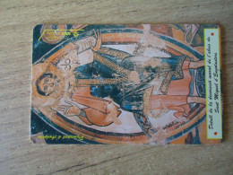 ANDORRA USED CARDS PAINTING SAINT  MICHAEL - Malerei