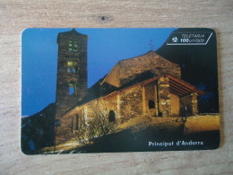 ANDORRA     USED CARDS  MONUMENTS  CHURCE - Andorre