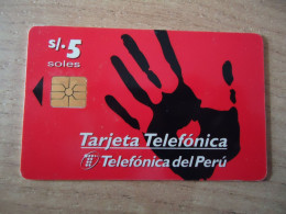 PERU USED CARDS  ADNERSTISING - Peru