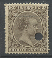 Espagne - Spain - Spanien 1889-99 Y&T N°206O - Michel N°196 Nsg - 40c Alphonse XII - Nuevos