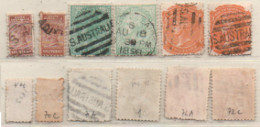 Australien South Australia 1893/95 MiNr.: 70-72 A/C Gestempelt, Used Scott: 96-98; 104-106 YT: 59-61 A/B - Used Stamps