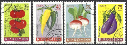 Romania 1963 - Mi 2131/34 - YT 1902/05 ( Vegetables ) - Groenten