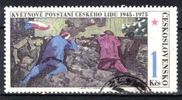 Tchécoslovaquie 1975 Mi 2254 (Yv 2099), Obliteré, Varieté, Position 1/2 - Variétés Et Curiosités