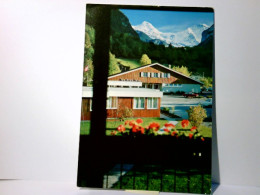 Wilderswil. Motel Luna. Zimmeraussicht. Schweiz. Alte Ansichtskarte / Postkarte Farbig, Gel. 1973. Blick Auf M - Wilderswil