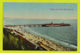 BOURNEMOUTH Beach And Pier Plage Et Jetée VOIR DOS - Bournemouth (from 1972)