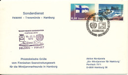 Finland Cover Special Postmark 19-2-1979 Finjet Helsinki - Travemünde - Hamburg - Covers & Documents