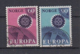 EUROPA - CEPT - Michel - 1967 - NOORWEGEN - Nr 555/56 - Gest/Obl/Us - 1967