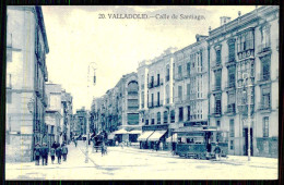 VALLADOLID - Calle De Santiago.( Ed. Grafos Nº 20)  Carte Postale - Valladolid