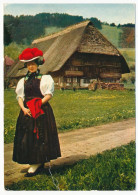 CPSM 10,5 X 15 Allemagne (165) Bade-Wurtemberg GUTACH Schwarzwald Tracht  Costume Folklorique Forêt Noire - Gutach (Schwarzwaldbahn)