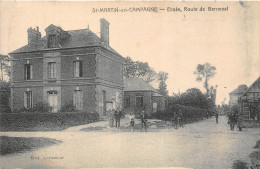 76-SAINT-MATIN-EN-CAMPAGNE- ECOLE ROUTE DE BERNEVAL - Autres & Non Classés