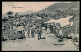 SPAIN - ASTURIAS - Dia De Mercado.( Ed. H. M.- M.)  Carte Postale - Marchés