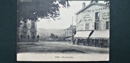 54 , Foug , La Place De La Gare En 1915 - Foug