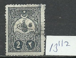 Turkey; 1908 Postage Stamp 2 K. "Perf. 13 1/2 Instead Of 12" - Used Stamps