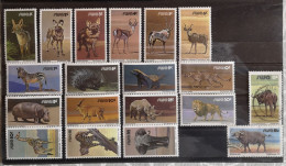 South West Africa SWA 1980 Säuger SG 349/65** 358a/358b Gestempelt - Neufs