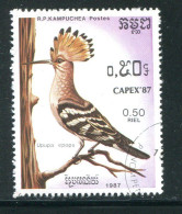 KAMPUCHEA- Y&T N°737- Oblitéré (oiseaux) - Kampuchea