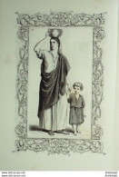 Italie PLIEBEIENE ROMAIN (détails) 1859 - Estampes & Gravures