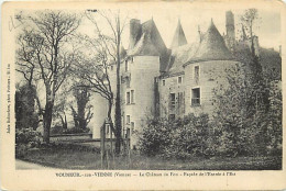 - Vienne -ref-A518- Vouneuil Sur Vienne - Château Du Fou - Façade Entrée Est - Châteaux - - Vouneuil Sur Vienne