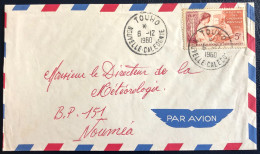 Nouvelle-Calédonie, Divers Sur Enveloppe TAD TOUHO 6.12.1960 - (B4726) - Cartas & Documentos