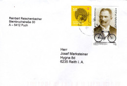 Brief Von 5412 Puch Mit 155 Cent Mischfrankatur Johann Puch 2023 - Cartas & Documentos