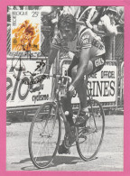 Carte Maximum - Belgique - 1982 - Cyclisme Alfons De Wolf - 1981-1990