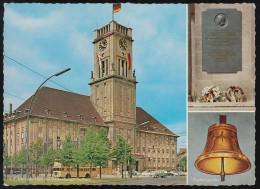 D-10825 Berlin - Rathaus Schöneberg - Freiheitsglocke - John F. Kennedy-Gedenktafel - Cars - VW Bus - Schoeneberg