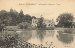 St Marceau * Le Château De La Ménarderie Et L'étang - Andere & Zonder Classificatie