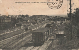 St Germain Des Fossés * La Gare , Vue D'ensemble ( Côté Nord ) * Ligne Chemin De Fer Allier Train Wagons - Autres & Non Classés