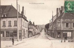 St Léger Sur Dheune * Débit De Tabac Tabacs TABAC Nouveautés A LA VILLE DE ST LEGER * Rue Village Villageois - Autres & Non Classés