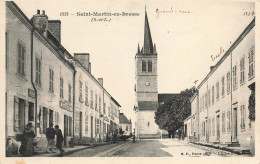 St Martin En Bresse * Grande Rue Et église Du Village * Boulangerie * Villageois - Other & Unclassified