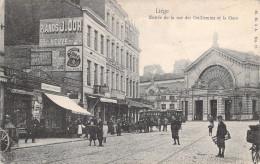 BELGIQUE - Liège - Entrée De La Rue Des Guillemins Et La Gare - Carte Postale Ancienne - Liège