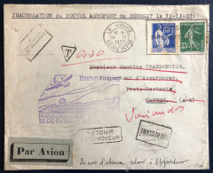 France, Divers Sur Enveloppe, Inauguration Nouvel Aéroport Du Bourget 12.2.1937 - (B4743) - 1927-1959 Storia Postale