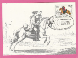 Carte Maximum - Belgique - 1982 - Estafette Impériale 1800 - 1981-1990