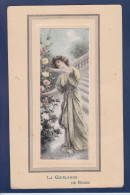 CPA 1 Euro Fleur Illustrateur Femme Woman Art Nouveau écrite Prix De Départ 1 Euro - 1900-1949